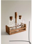 تصویر ست روغن ریز و نمک پاش شیشه ای زارا هوم 