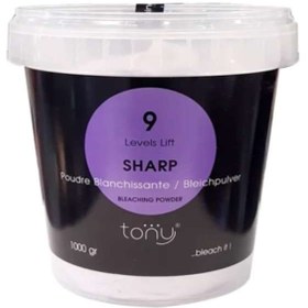 تصویر پودر دکلره مو تونی بدون غبار1000گرم Tony