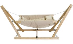 تصویر گهواره سنتی چوبی 