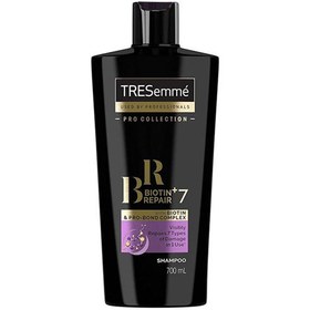 تصویر شامپو ترمیم کننده 7 کاره مشکی 700 میل ترزمه 7-function black repairing shampoo 700 ml Terzmeh