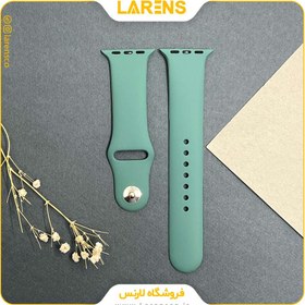 تصویر لارنس | قیمت و خرید بند سیلیکون اپل واچ 38/40/41mm کد 57 - Pine Green 