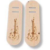 تصویر طبله چوبی طرحدار - طرح گیتار 