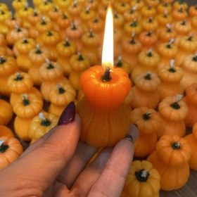 تصویر شمع کدو پاییزی Candle