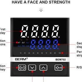 تصویر ترموستات برمه مدل BEM702-K1220 