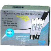 تصویر نوار تست قند خون الگانس elegance 