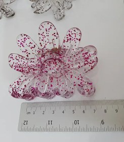 تصویر کلیپس شیشه ای بابونه 