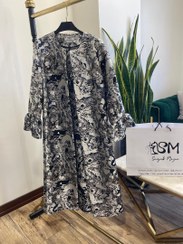 تصویر مانتو مجلسی زمرد 