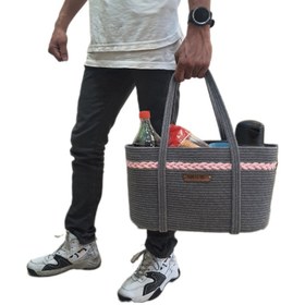 تصویر سبد پیک نیک لالی پاپ مدل بافت 