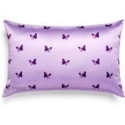 تصویر روبالشی ساتن طرح پروانه و رزگلد پک ۳ عددی 