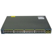 تصویر سوییچ سیسکو مدل سوئیچ 48 پورت سیسکو مدل Cisco WS-C2960-48PST-L استوک Cisco WS-C2960-48PST-L 48-Port Switch Stock