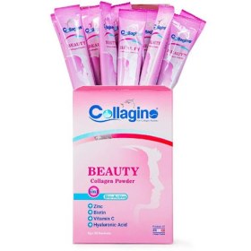 تصویر کلاژینو بیوتی پودر کلاژن بایو اکتیو ساشه 30عددی COLLAGINO BEAUTY POWDER COLLAGEN BIO-ACTIVE 30 SACHET