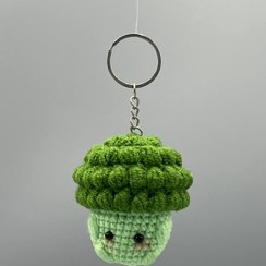 تصویر آویز بروکلی دست بافت 