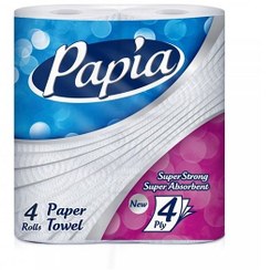 تصویر دستمال حوله ای پاپیا مدل اقتصادی بسته 4 عددی (کپی) 