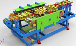 تصویر دستگاه گردون خشت سفال وبلوک سقفی rotary machine