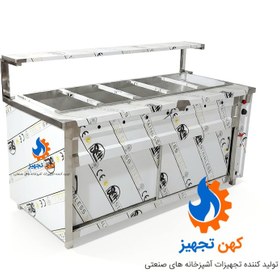 تصویر کانتر گرم با پیشخوان 