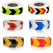 تصویر نوار شبرنگ 5 سانتی مدل لانه زنبوری فلش دار 5 متری 