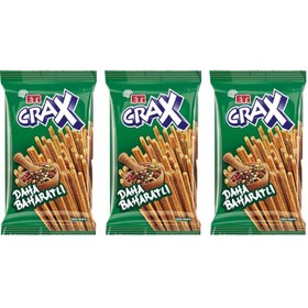 تصویر چوب شور کراکس با ادویه باهاراتی اتی (۵۰ گرم) crax-پک 3 عددی پفک و اسنک اتی 50گرم