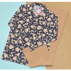 تصویر شومیز جلو دکمه رویا گل 