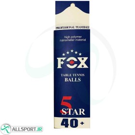 تصویر توپ پینگ پونگ 5 ستاره فوکس Fox 