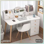 تصویر میز تحریر MT109؛ همدمی شیک و مطمئن برای فضای مطالعه و کار شما 