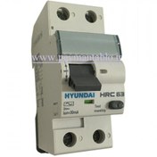 تصویر کلید محافظ جان هیوندای مدل HRC63-2P-25A ظرفیت ۲۵ آمپر 