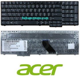 تصویر کیبورد لپ تاپ Acer مدل Aspire 8730 ا به همراه لیبل کیبورد فارسی جدا گانه به همراه لیبل کیبورد فارسی جدا گانه