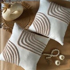 تصویر کوسن پانچدوزی طرح هلال 