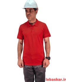 تصویر تیشرت کار قرمز 