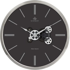 تصویر ساعت دیواری شوبرت مدل 5314 QBK فلزی 