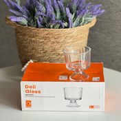 تصویر بستنی خوری ۶ تایی شیاردار دلی 