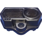 تصویر قاب کیلومتر دیجیتال مشکی موتورسیکلت 