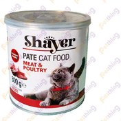 تصویر کنسرو گربه شایر پته ای طعم گوشت و پرنده 800 گرم Shayerpet Beef & Poultry 800gr