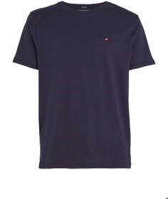 تصویر تی‌شرت راحتی مردانه از پنبه ارگانیک، رنگ سرمه‌ای برند Tommy Hilfiger Men's Organic Cotton T-Shirt Lounge, Navy