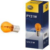 تصویر لامپ راهنمای خودرو PY21W هلا – Hella (اصلی) Hella PY21W AUTO Light Bulb