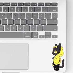 تصویر استیکر لپ تاپ و موبایل استیکریا طرح گربه کد CatSt8009 
