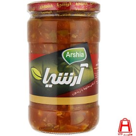 تصویر ترشی مخلوط با زیتون آرشیا مقدار 660 گرم ا Arshia Liteh pickle With Olive 660gr Arshia Liteh pickle With Olive 660gr