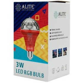 تصویر لامپ رقص نور Alite LED RGB Blub 3W E27 
