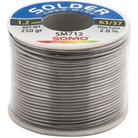 تصویر سیم لحیم سومو 1.2 میلیمتر 250 گرم مدل SOMO SM712 solder wire