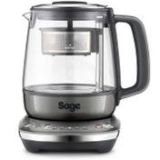 تصویر چای ساز سیج مدل STM700 ظرفیت ۱ لیتر با کتری شیشه‌ای 