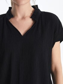 تصویر شومیز مشکی Lc waikiki 