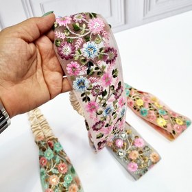 تصویر هدبند گلدوزی 