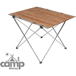 تصویر میز مسافرتی چوبی کمپ سایز بزرگ قابل حمل 