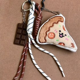 تصویر آویز کیف ( چارم بگ ) پیتزا 