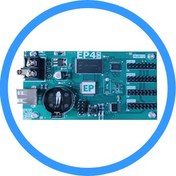تصویر برد کنترل تابلو روان 4 ردیف طیف دار EP4-PRO 