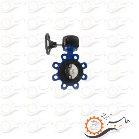 تصویر شیر پروانه ای لاگ گیربکسی دیسک استیل وگ ایران butterfly valve vog iran