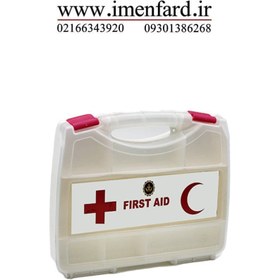 تصویر جعبه کمک‌ های اولیه مدل FIRST AID 