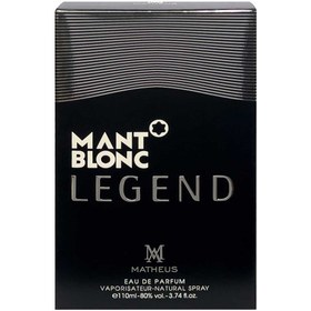 تصویر ادو پرفیوم مردانه مدل legend حجم 110 میل متئوس Matheus Legend Eau De Parfum For Men 110 ml