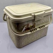 تصویر سبد پیک نیک کوچک درب دار هوم کت 