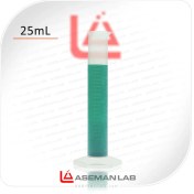 تصویر استوانه مدرج پلاستیکی 25 میلی لیتر 