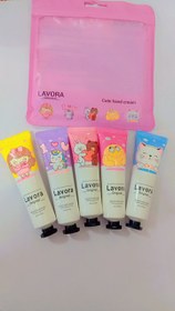 تصویر کرم دست پنج قلو عروسکی Lavora Lavora quintuplet creams